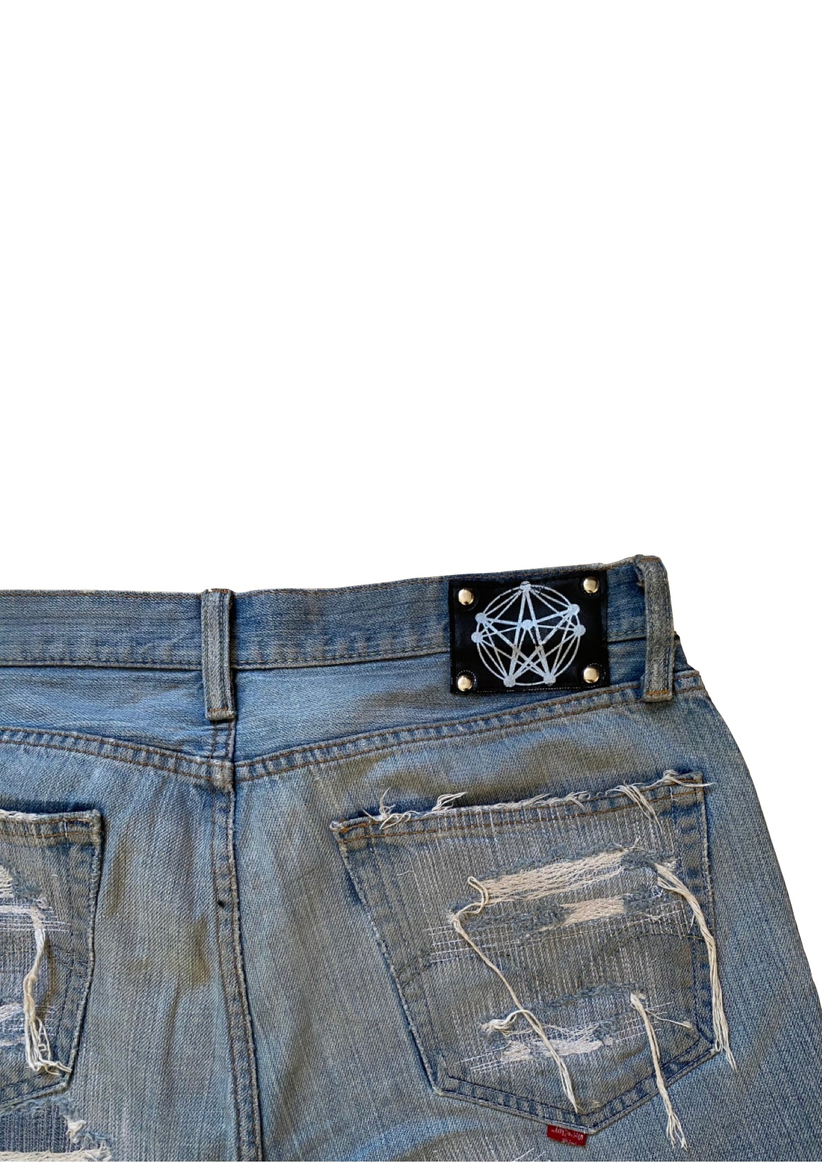 DISTRESSED DENIM SHORT "HOLIDAY"