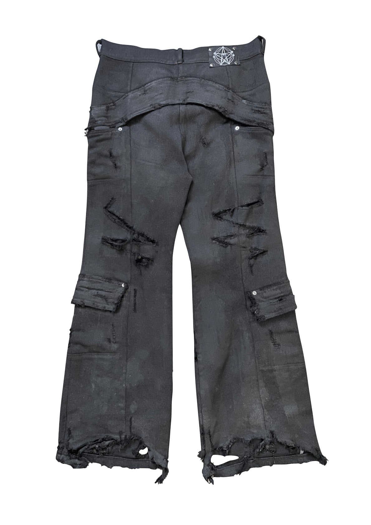 BLACK WAXED DENIM "HOMELESS"