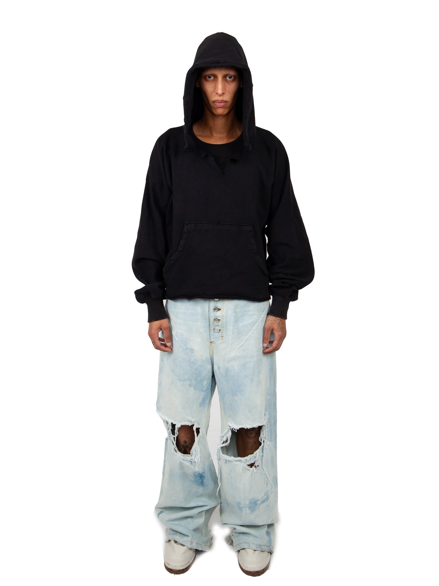 BLUE WASHED RELAXED DENIM