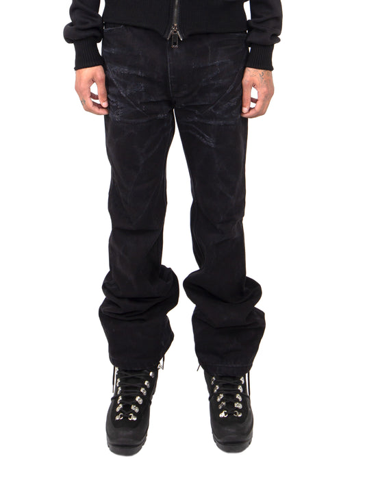 PERFECT FLARED BLACK DENIM