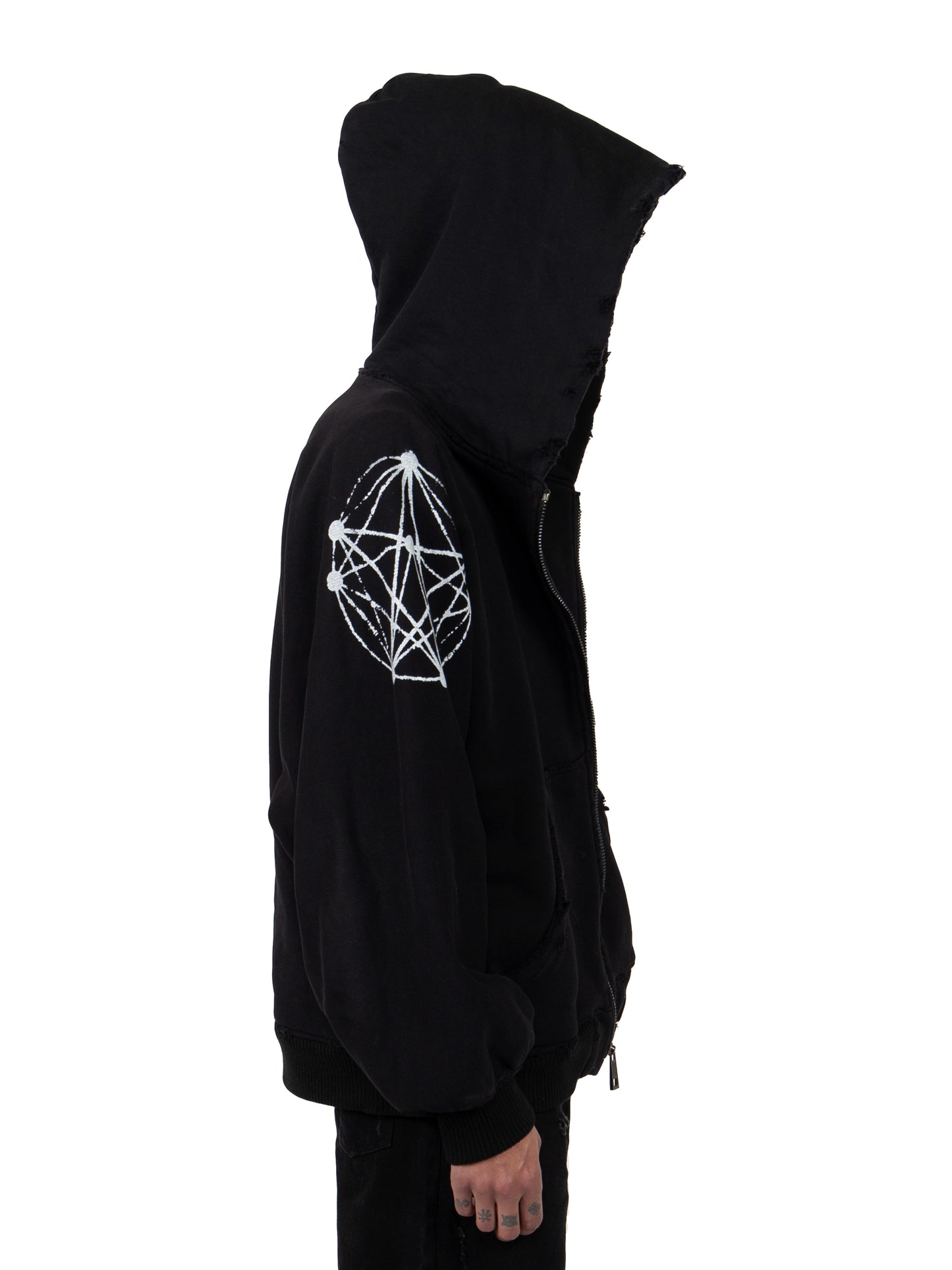 LOGO SHOULDER HOODIE