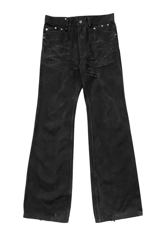 PERFECT FLARED BLACK DENIM