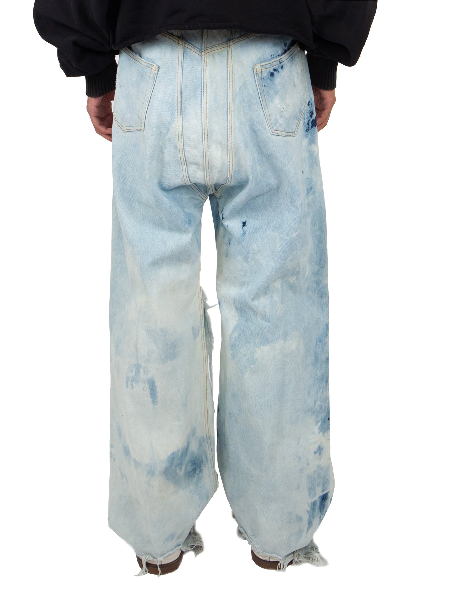 BLUE WASHED RELAXED DENIM