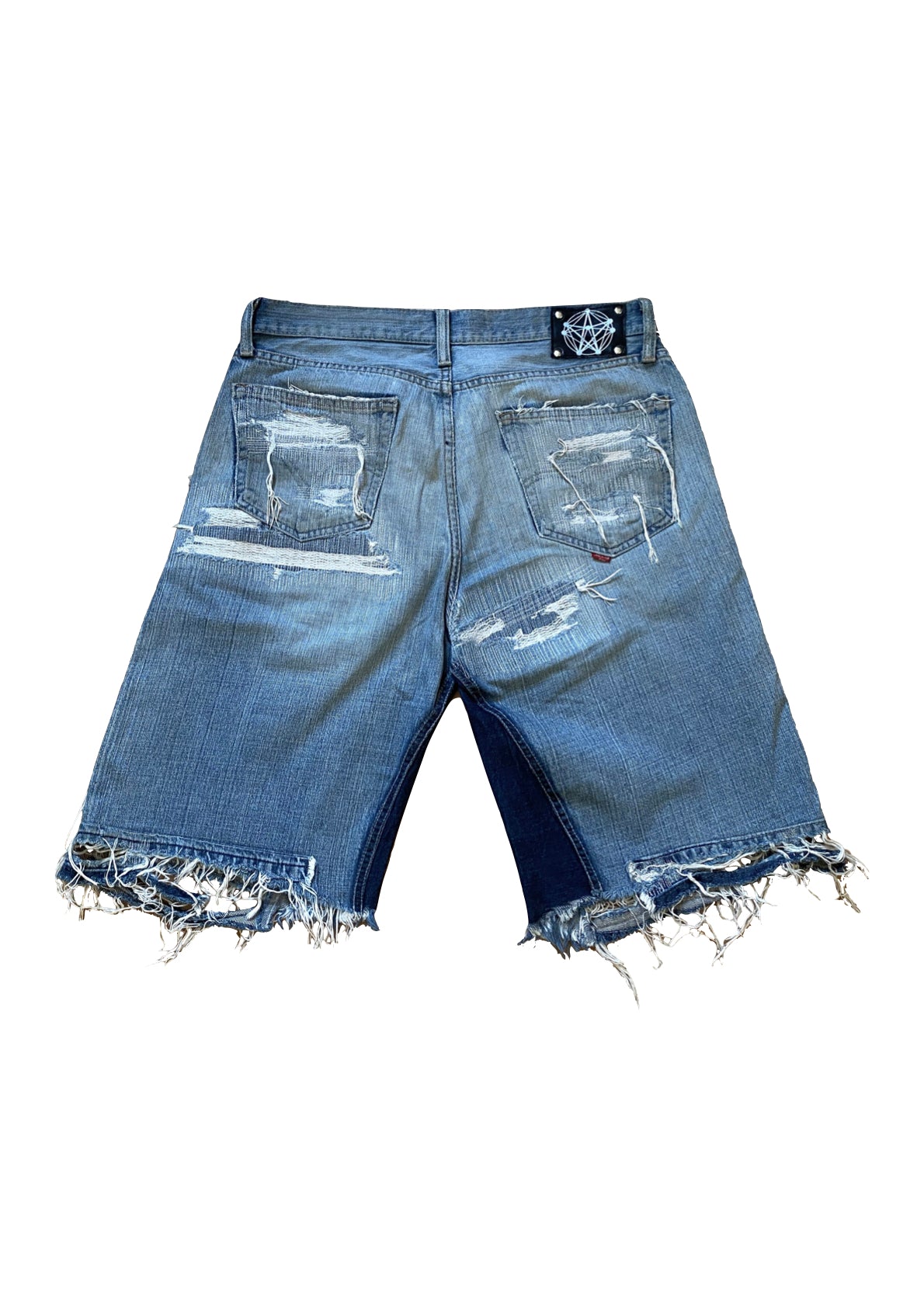 DISTRESSED DENIM SHORT "HOLIDAY"