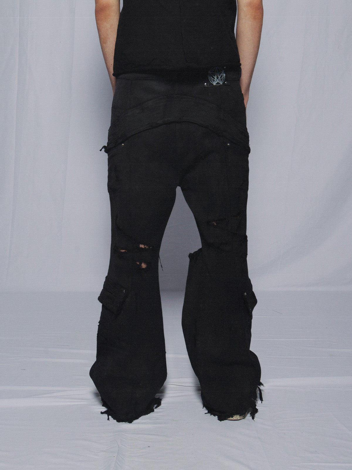 BLACK WAXED DENIM "HOMELESS"