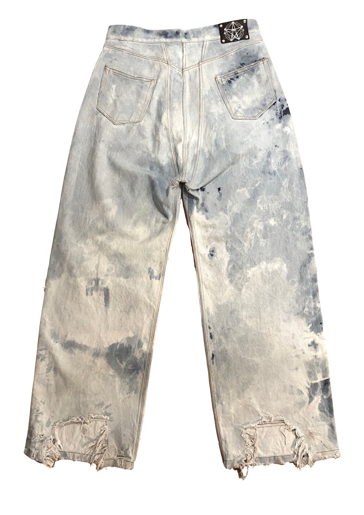 BLUE WASHED RELAXED DENIM