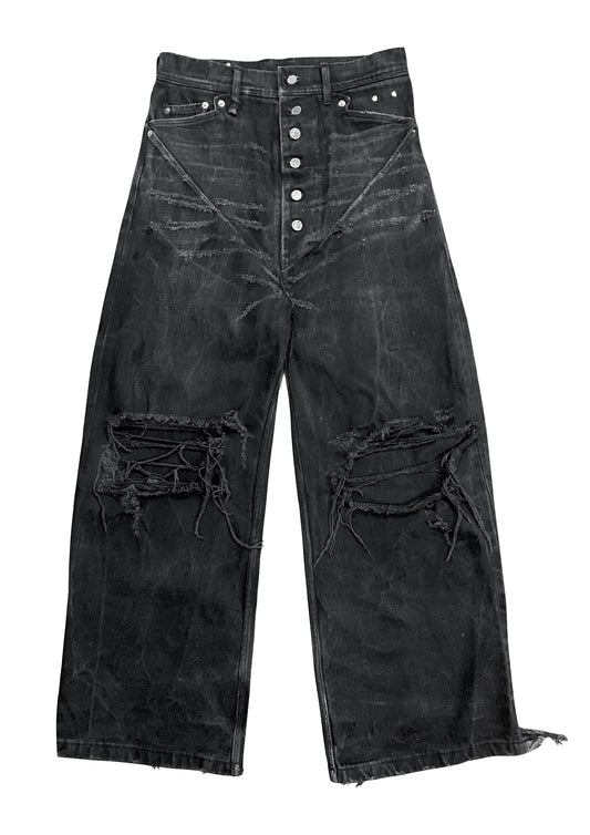 BLACK RELAXED DENIM